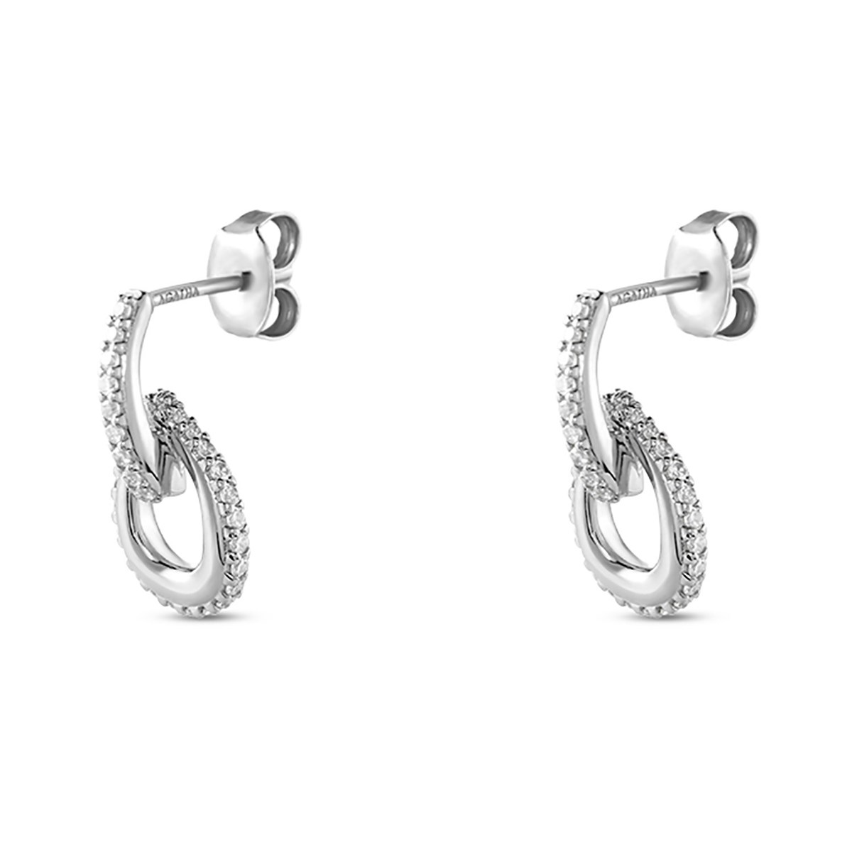 Boucles d'oreilles Agaha Gemini argent