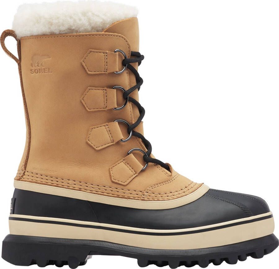 SOREL Snowboots Dames Caribou Wp Maat: 40 Materiaal: Nubuck Kleur: Cognac