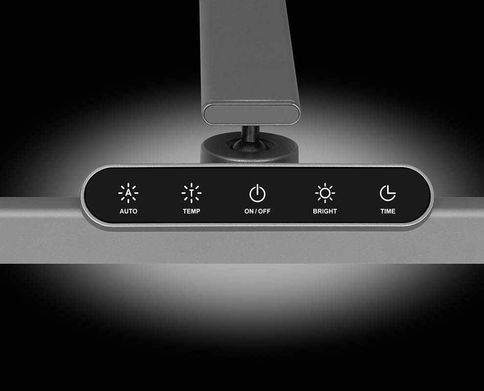 Flow LED Screenbar Schreibtisch Leuchte Monitor Lampe Klemmleuchte (41-5011.201) - Anthrazit