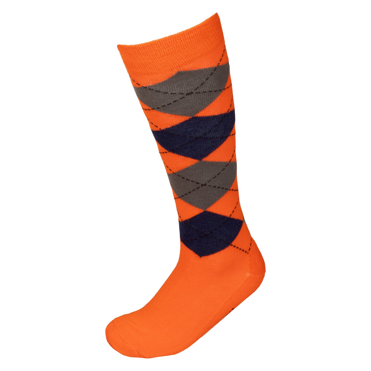 black forest Kniestrümpfe  - orange/grey/navy