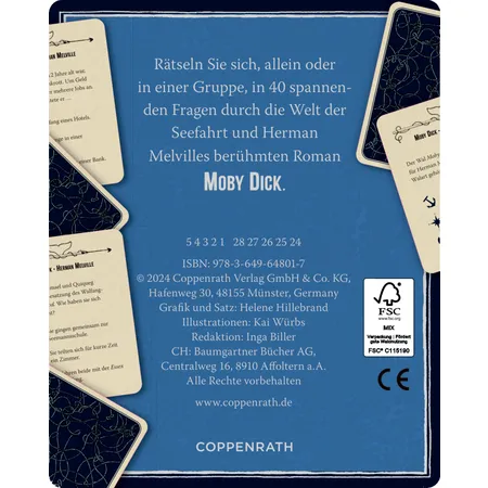 Coppenrath Verlag Schachtelspiel: Moby Dick - Das Quiz