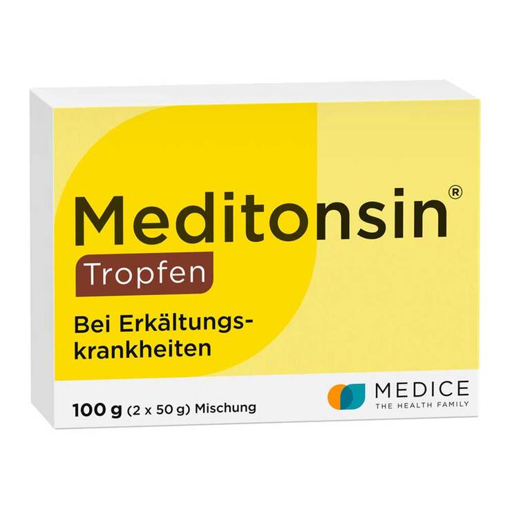 Meditonsin Tropfen bei Erkältung, 2X50 g
