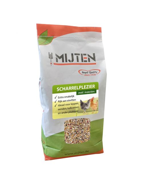 Mijten Scharrelplezier - Kippenvoer - 5 kg