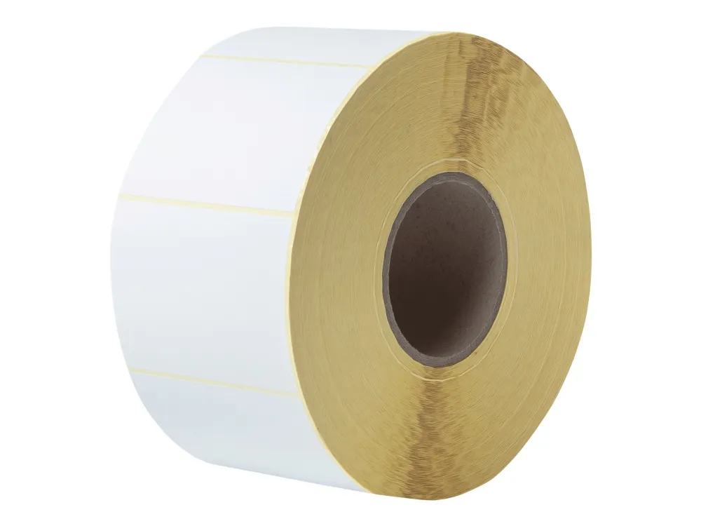 Brother - Ubelagt - hvid - 102 x 74 mm 2940 etikette(r) (1 rulle(r) x 2940 pressestempel skæreetikette (pakke med 4) - for Brother TJ-4020, 4120, 4520, 4522; Titan Industrial Printer TJ-4420, 4422, 4520, 4522