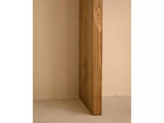 Console en bois de sapin ton vieilli 120x80cm - TELVA - DECOWOOD
