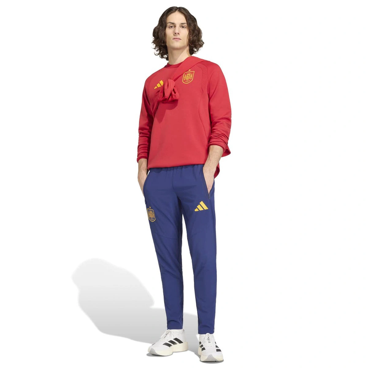 Sweatshirt adidas Espanha Fanswear Mundial 2026
