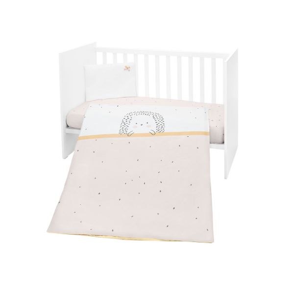Kikkaboo Conjunto de Cama de 3 Peças Hedge-hugs