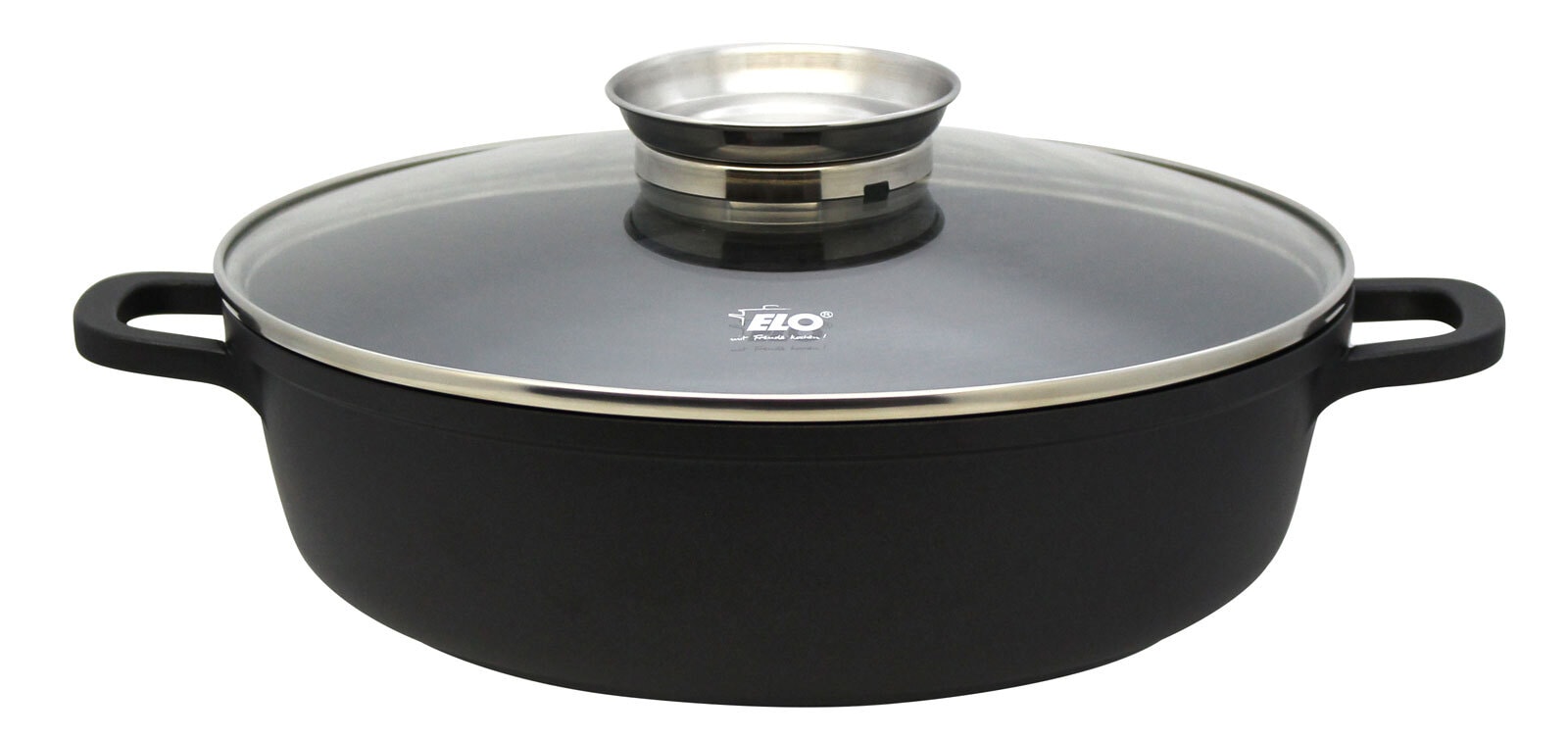 ELO Servierpfanne ALUCAST Ø 32 cm Aluminiumguss schwarz