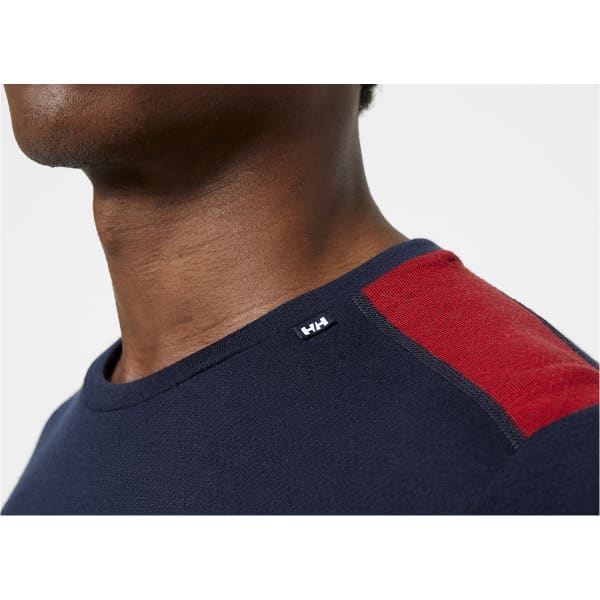 T-shirt thermique HELLY HANSEN LIFA MERINO MIDWEIGHT CREW NAVY NSF