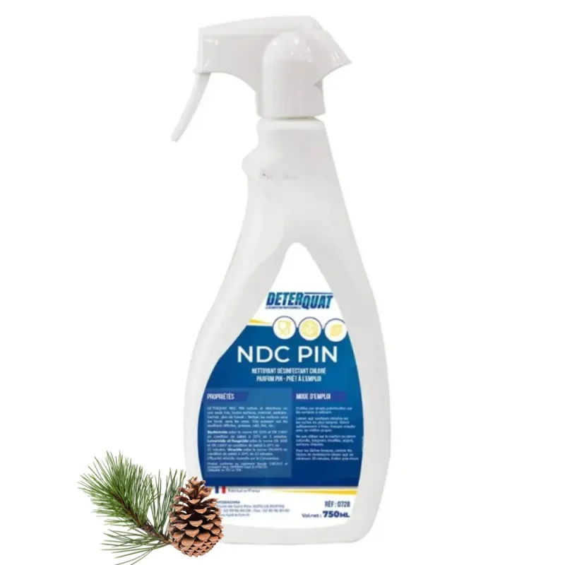 DETERQUAT - Nettoyant, désinfectant NDC - Parfum pin - 750ml