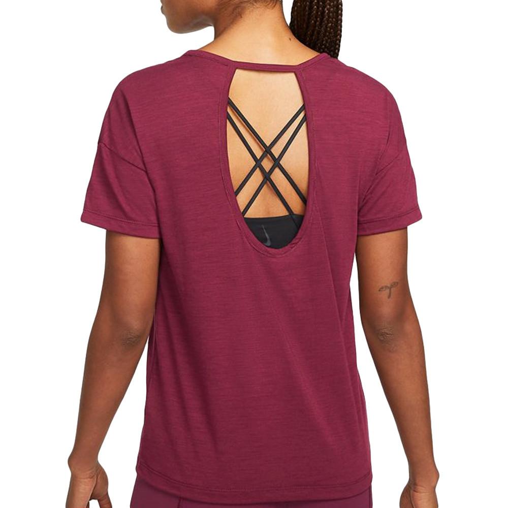 Nike T-shirt Prune Femme Nike Lurex