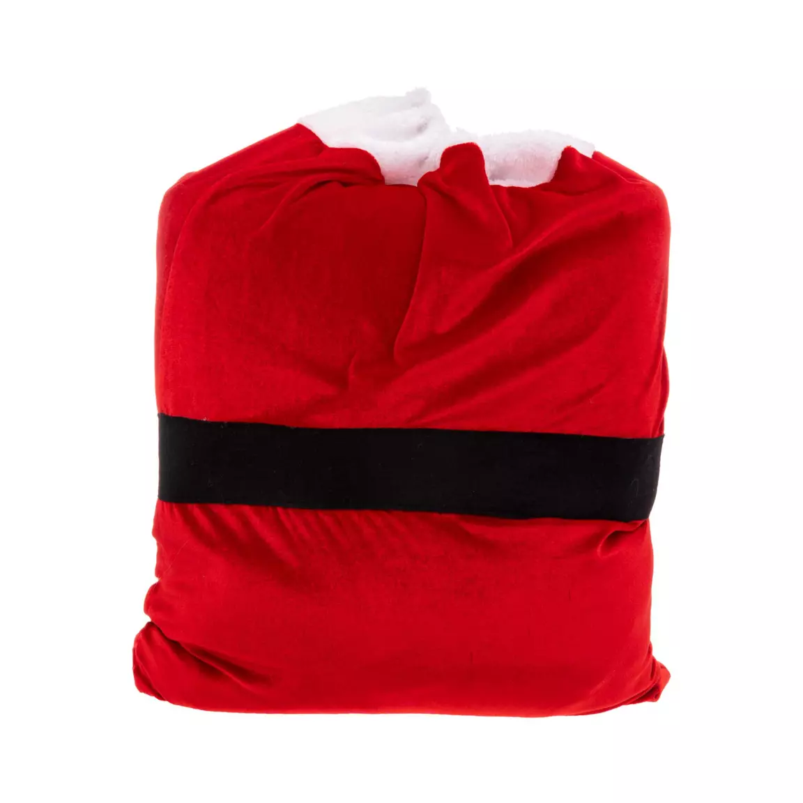 Sac cadeau en tissu (H70 cm) Veste Père-noël Rouge