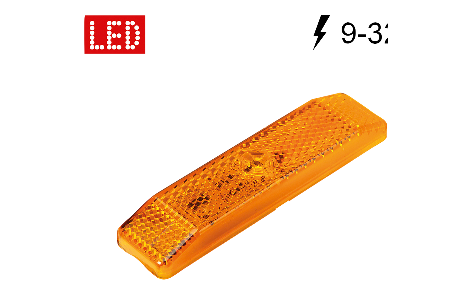 Jokon SMLR 2019 Seitenmarkierungsleuchte mit Rückstrahler 12 und 24 V