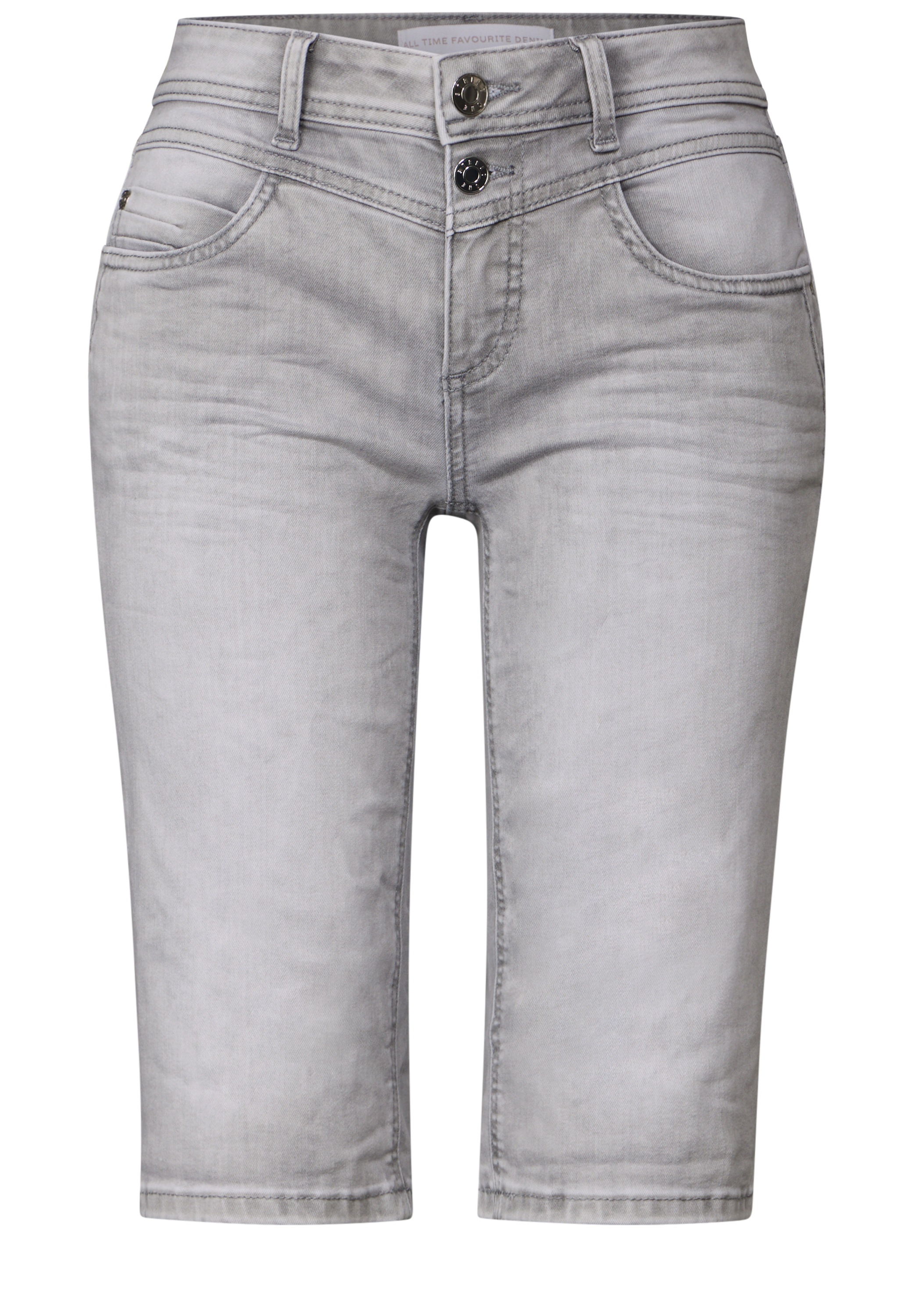 STREET ONE Bermudas »Style Jane«  Sommerhose Jeans mit Slim Legs und Stretch