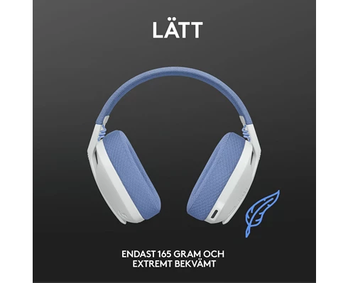 Logitech G435 Lightspeed Headset White