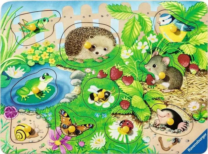 10 Teile - Meine Gartenfreunde - Puzzle