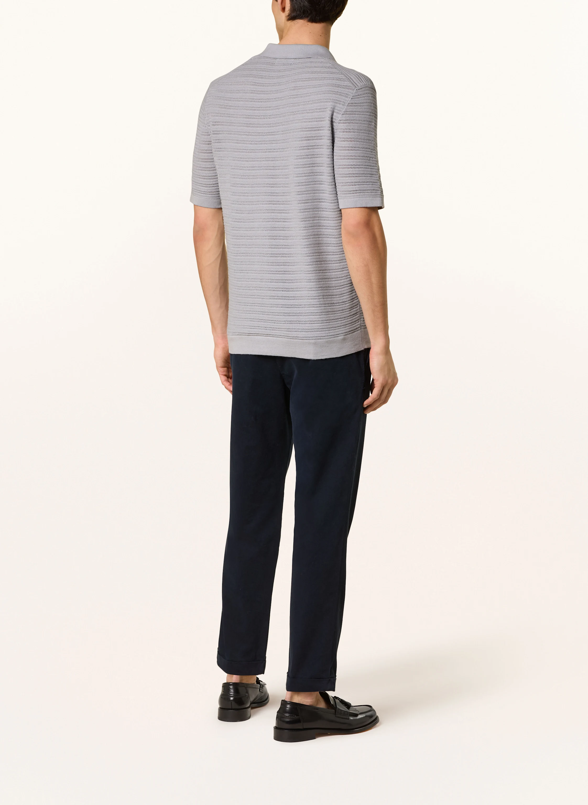 STROKESMAN'S Strick-Poloshirt