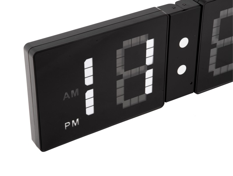 Wall Clock LED Look Flip