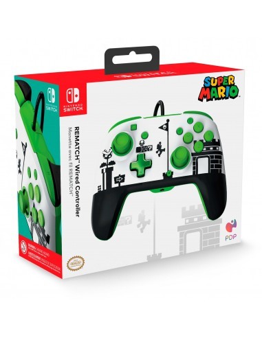PDP Rematch Wired Controller Super Mario Retro Licensed Switch