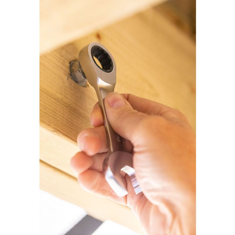 Clé mixte courte à cliquet anti-slip STANLEY Fatmax