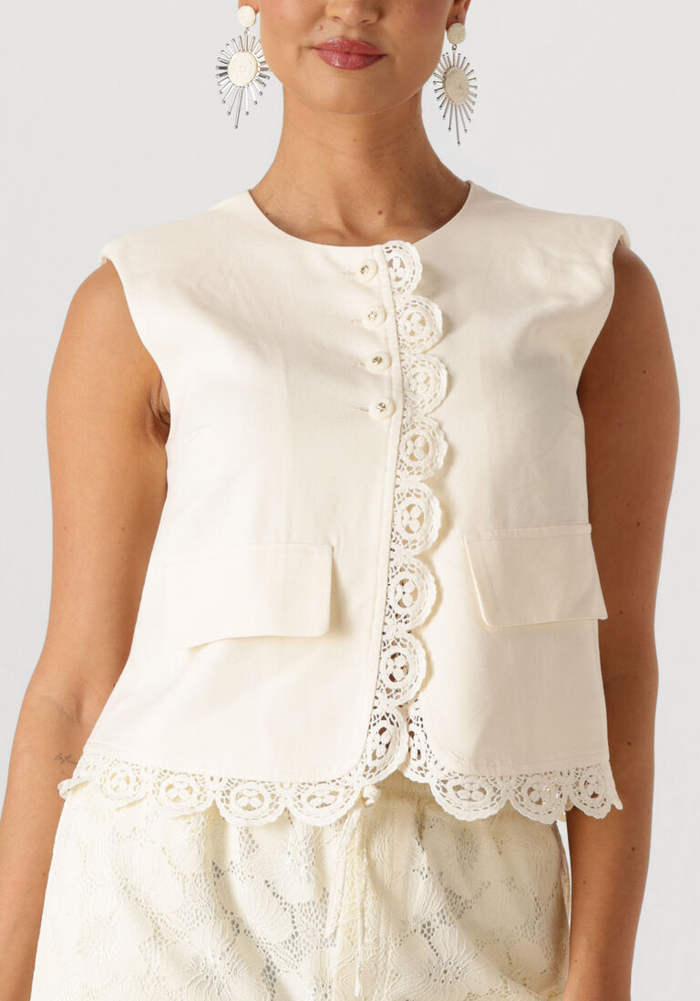 creme amaya amsterdam gilet luma