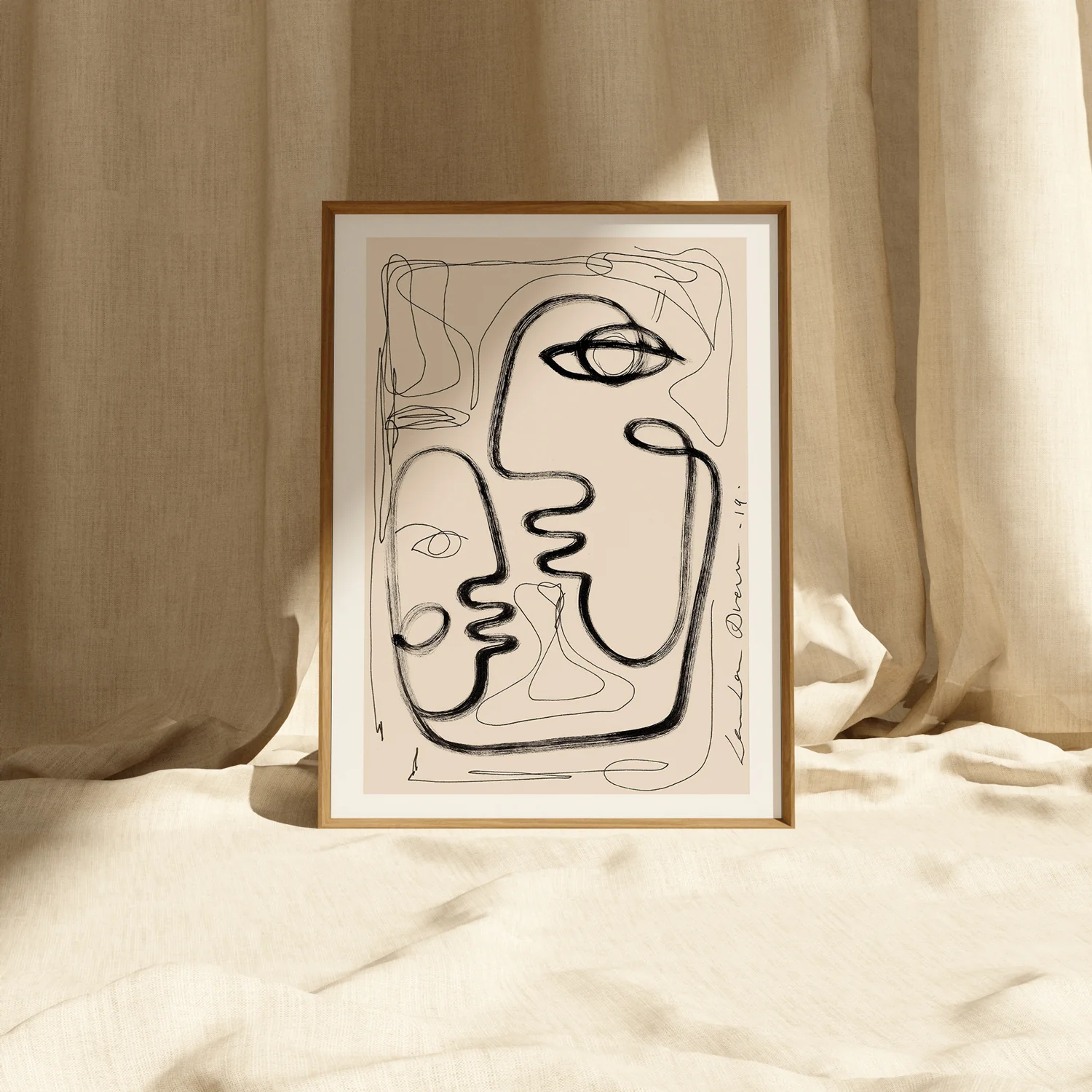 Poster & Frame  TPC x LouLou Avenue plakat, Tribu 03 - 30x40 cm.