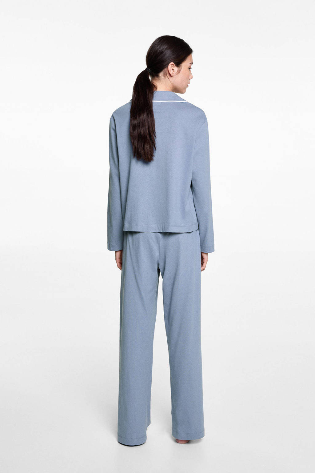 MANGO TEEN pyjama middenblauw