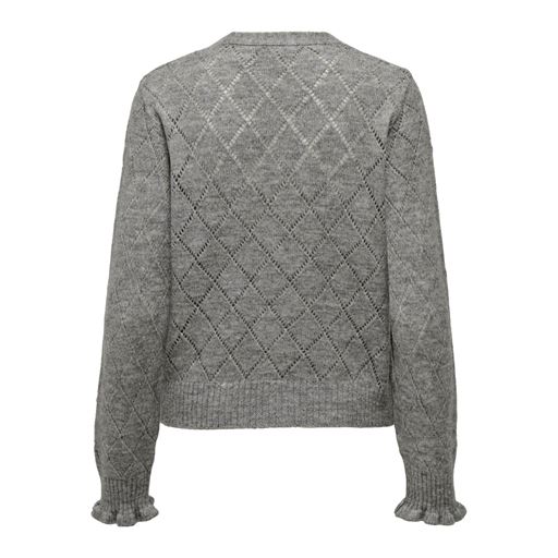 JDY Letty Cardigan, Light Grey Melange, M