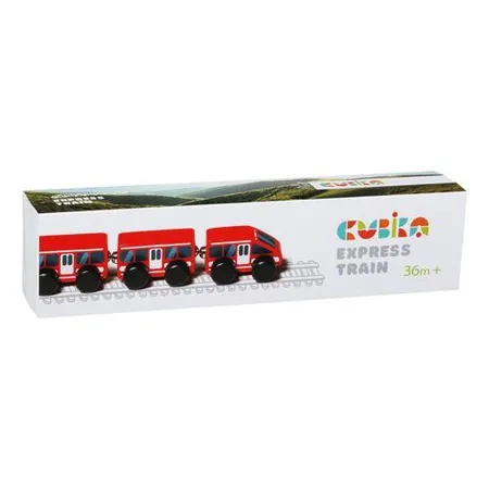 Cubica Expresszug aus Holz, 4 Teile