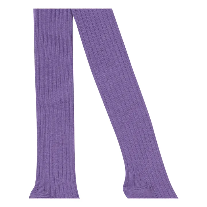 SMALLABLE BASICS Collants Coton Bio | Lavande
