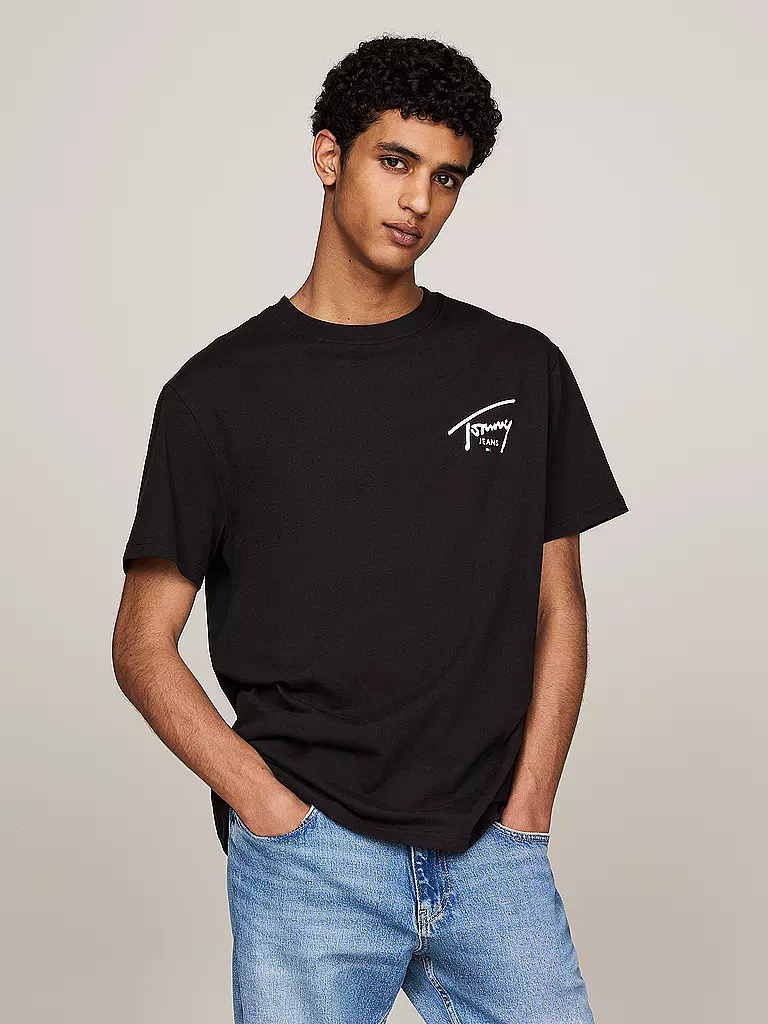 TOMMY JEANS T-Shirt  schwarz