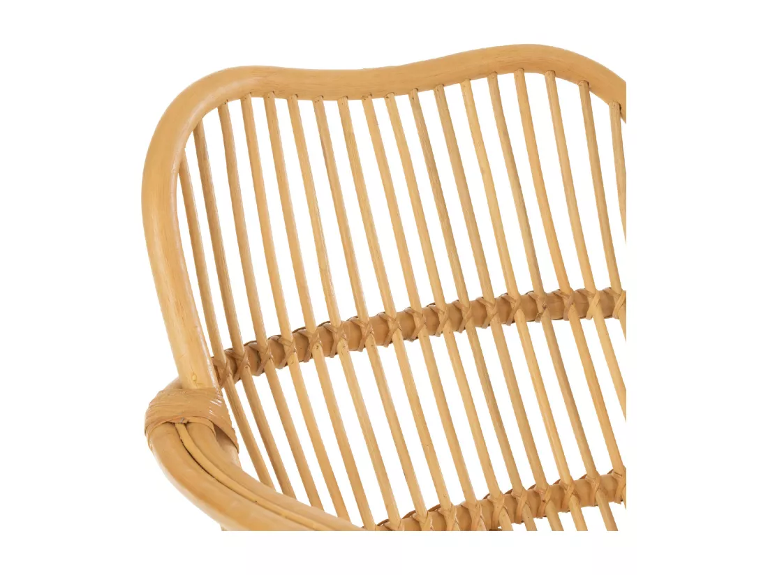Fauteuil à Bascule en Rotin 