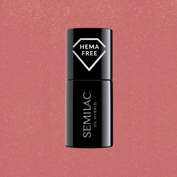 378 UV Nagellack Hybrid Semilac Shimmer Stone Amber