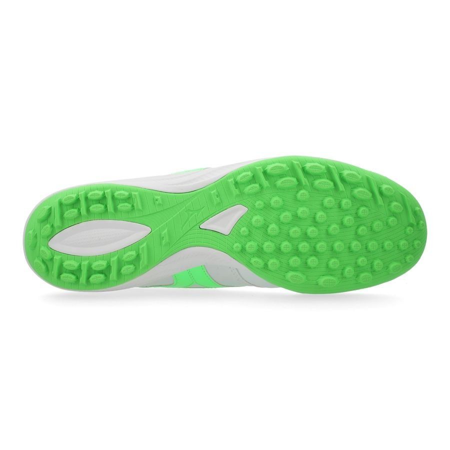 Mizuno Morelia Sala Pro TF Frontier - Blanc/Vert Néon/Argent