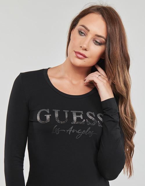 Guess - LS VN LOGO MICRO - Noir