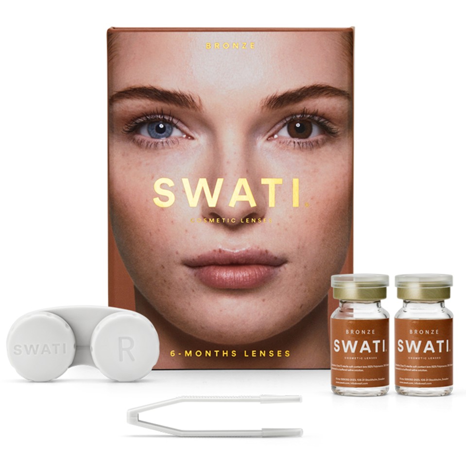 SWATI - Farvede Kontaktlinser 6 Måneder - Bronze