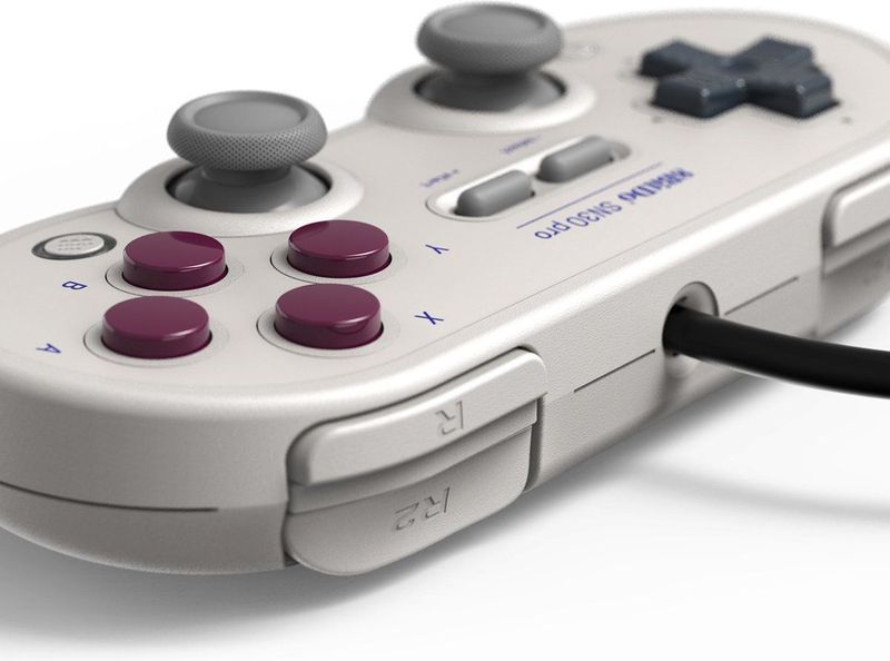 8BitDo - SN30 Pro - Gamepad - Zwart - USB - Geschikt voor Nintendo Switch