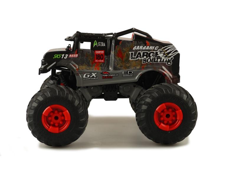 Amewi Monster Truck Crazy SXS13 Rot, 1:16, RTR Ferngesteuerter Monstertruck