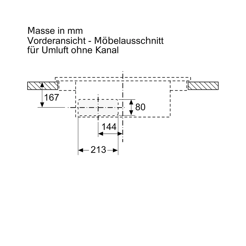 Bosch PVS801B16E Induktionskochfeld flächenbündig mit integriertem Dunstabzug 80cm