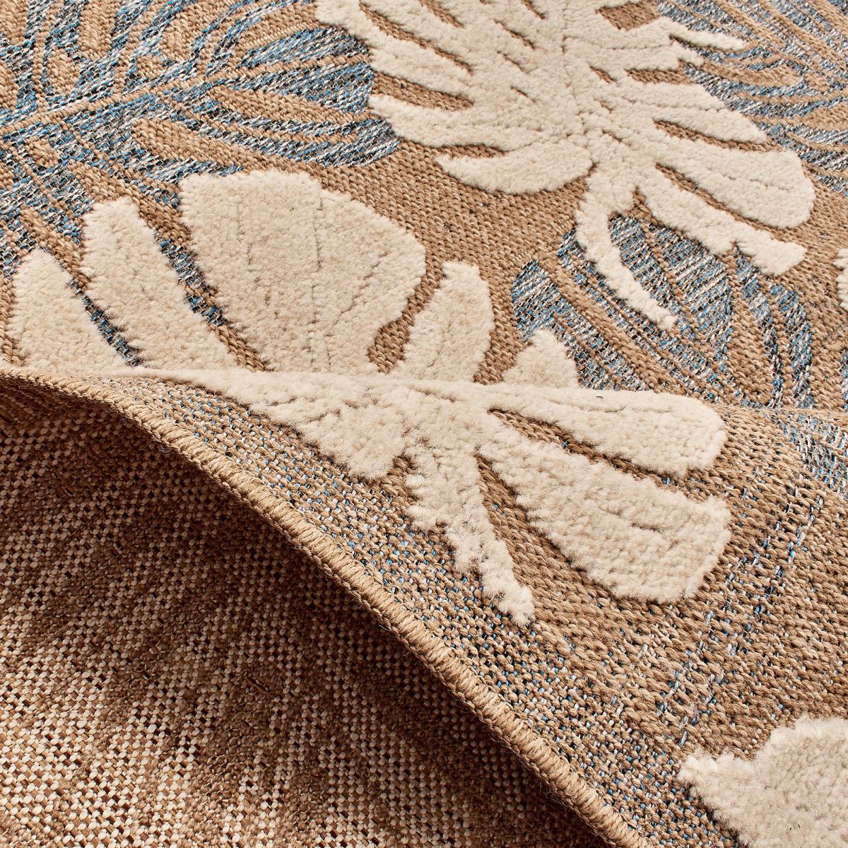Tapis extérieur bleu 60x180 cm