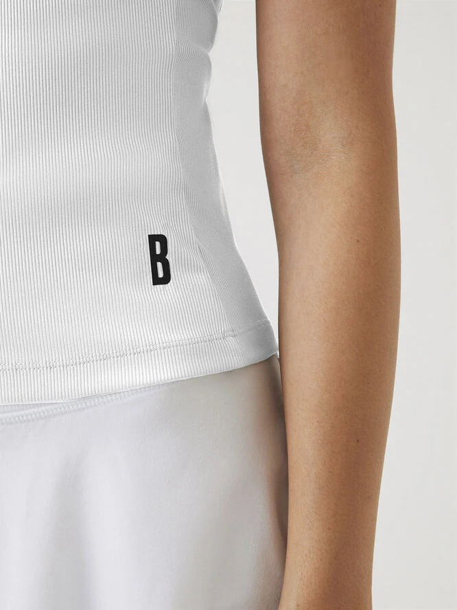 Björn Borg Ace Rib Pocket top Hvid