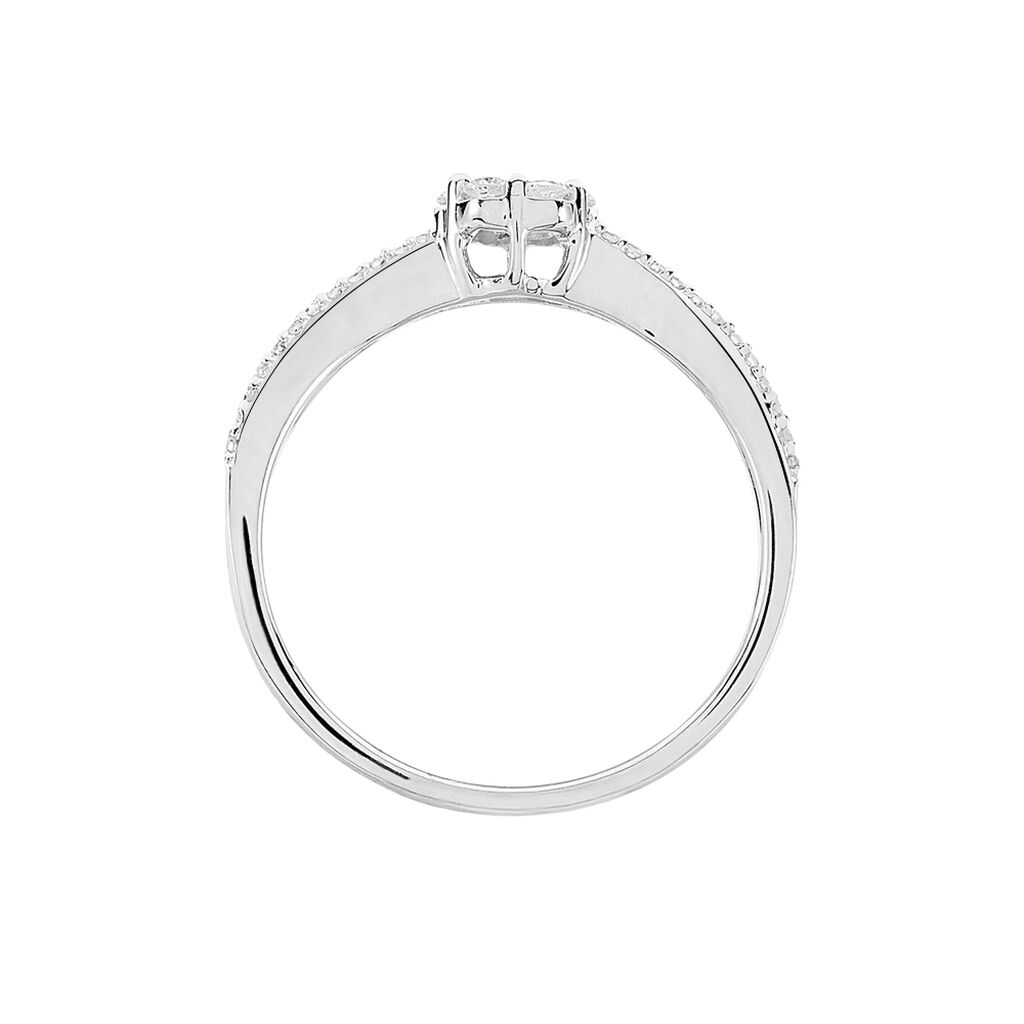 Bague Nusa Or Blanc Diamant