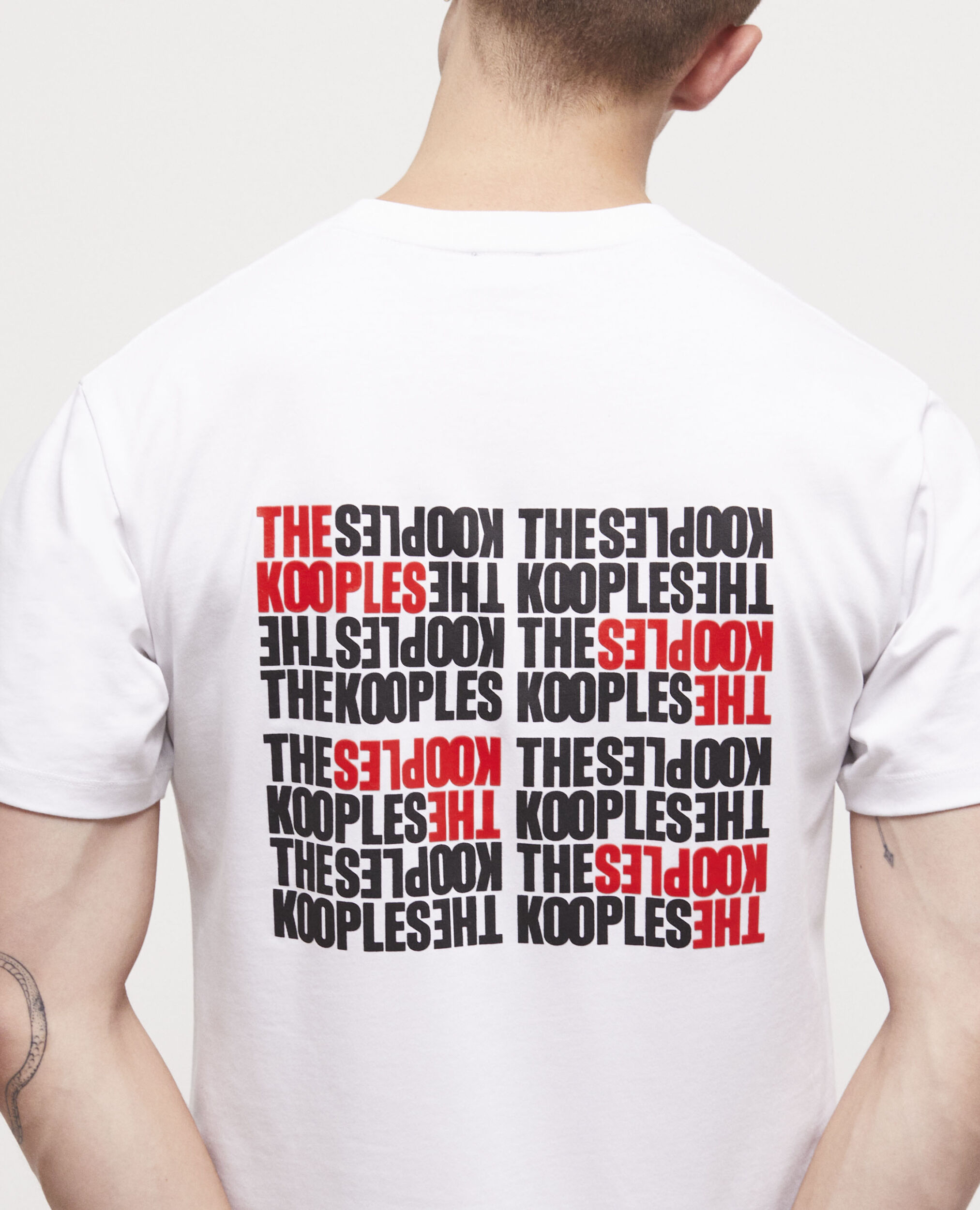 T-shirt logo The Kooples blanc