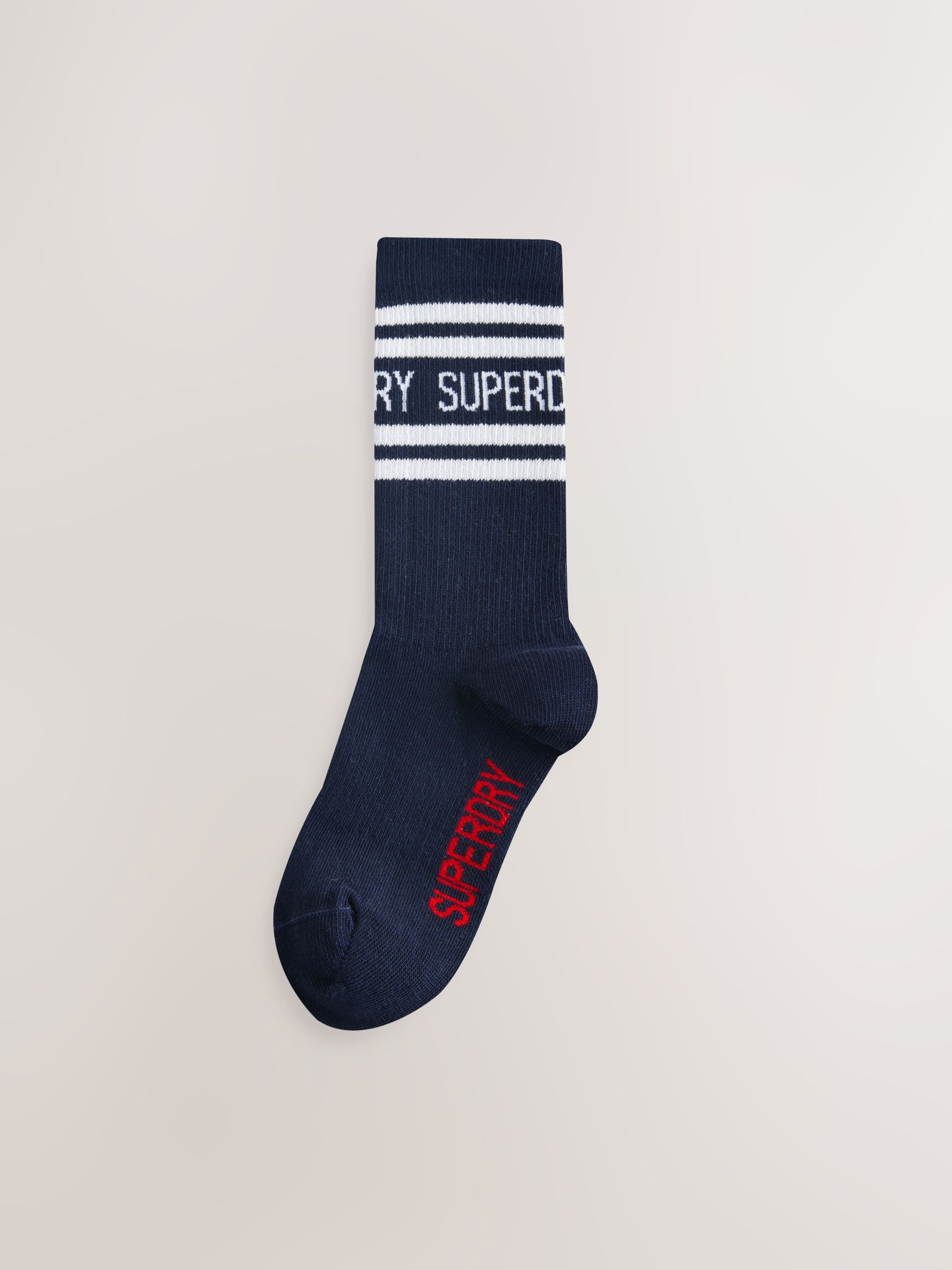 Roze/marineblauw/wit - Superdry Socks 5 Pack