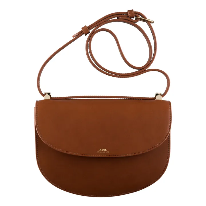 A.P.C. Sac Genève Cuir Lisse | Noisette
