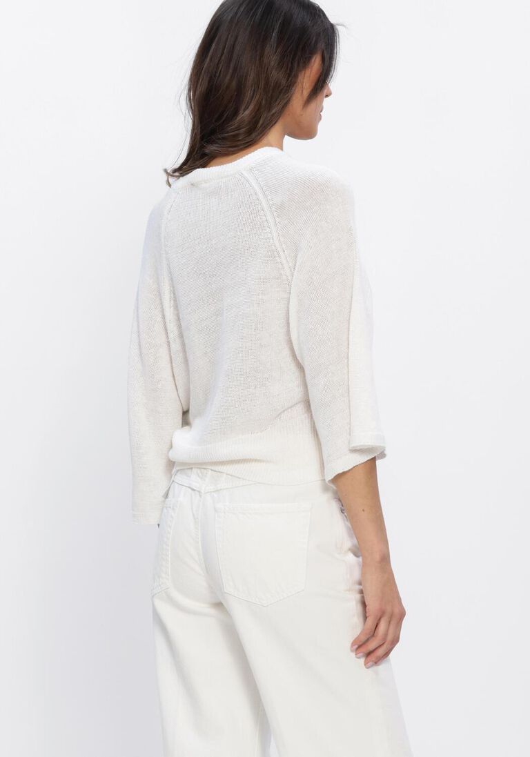 gebroken wit studio ar trui marisol linnen knit