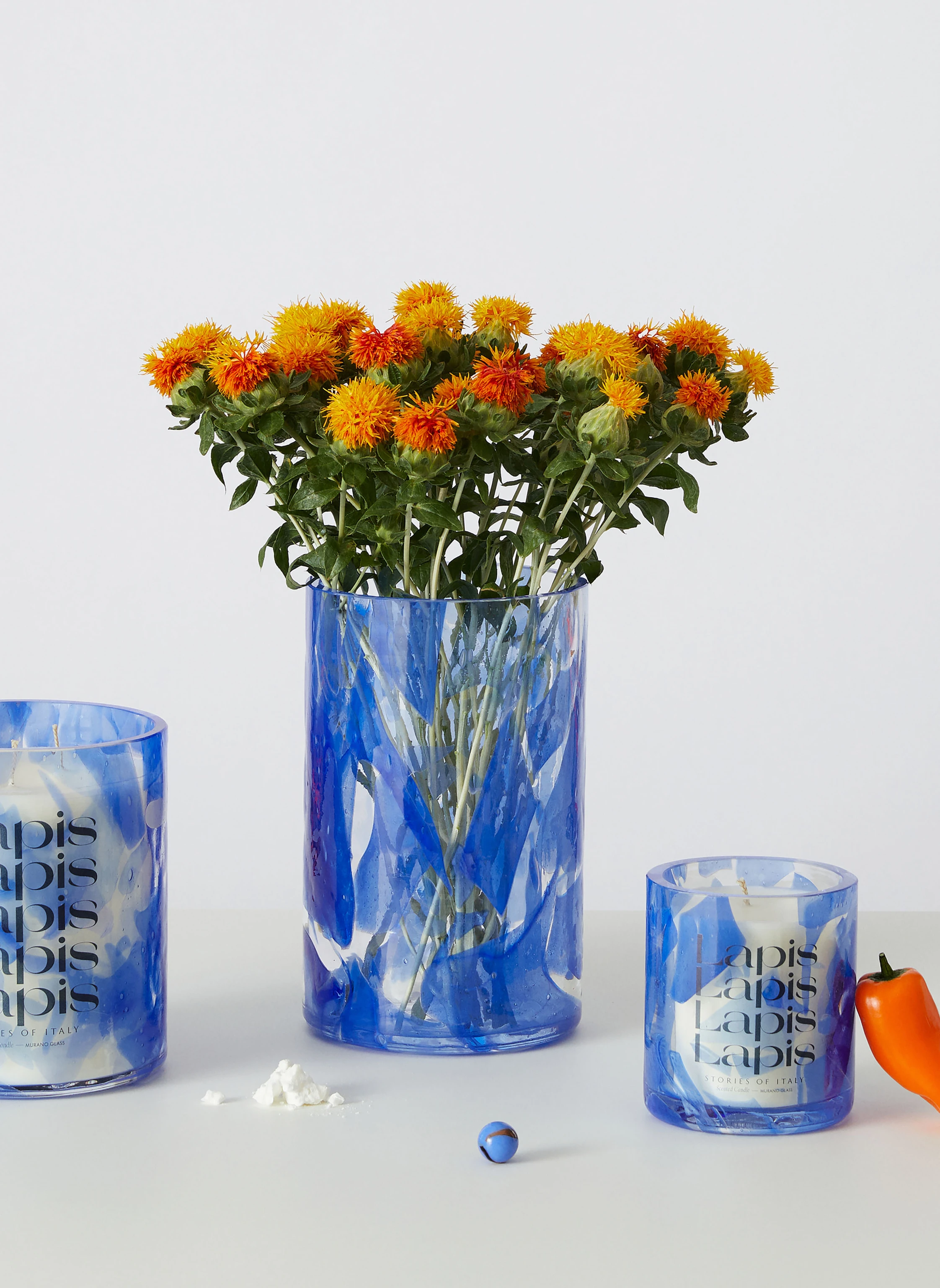 STORIES OF ITALY Vase LAPIS TALL