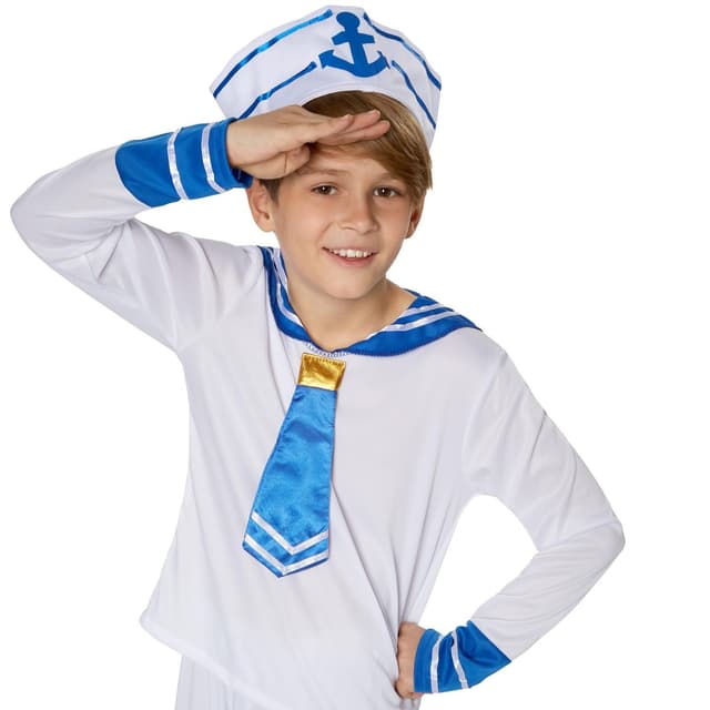 Sejlerdreng børnekostume