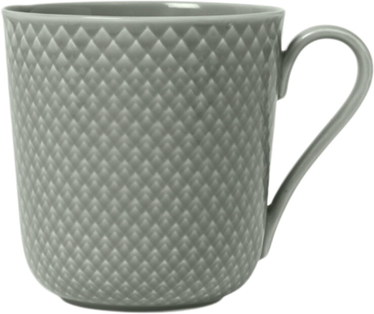 Lyngby Porcelæn Rhombe Earth Krus med hank 39 cl moss Grøn