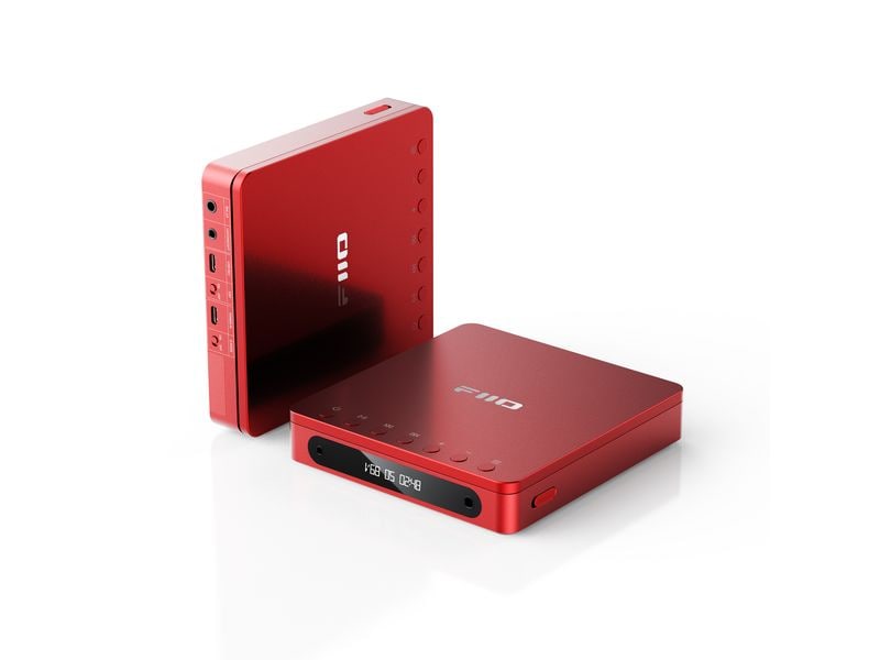 FiiO DM13 BT Portabler CD-Player mit Bluetooth Rot Tragbarer Stereo-CD-Player mit Bluetooth